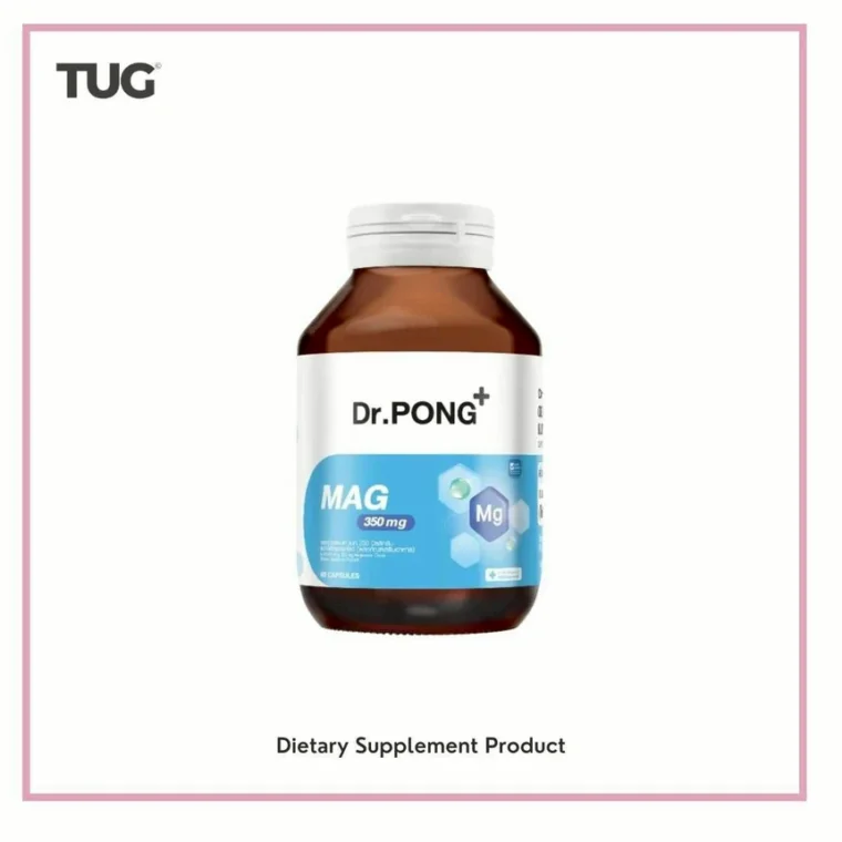 Dr.PONG Mag 350 mg Magnesium แมกนีเซียม หลับง่ายผ่อนคลาย